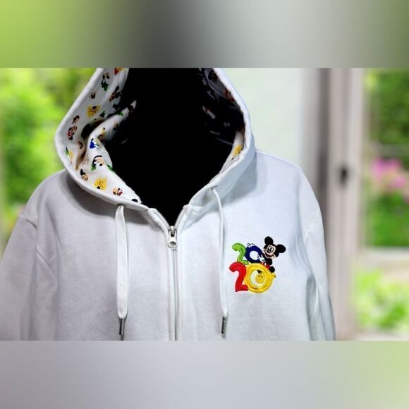 🔥🔥 DisneyParks Disneyland 2020 Hoodie Sweatshirt Jumper Zip-up jacket Size 1X - Picture 12 of 13